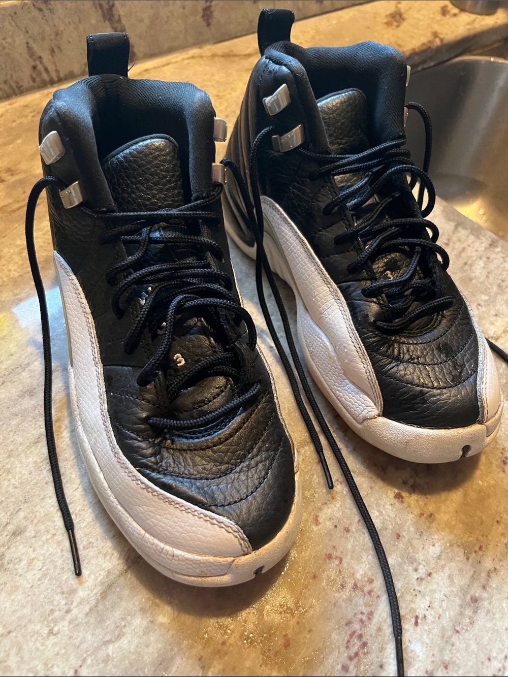 Kids Black and White High-Top Sneakers for Active Play